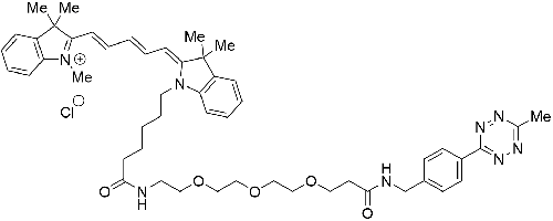 Cy5-PEG4-Tetrazin