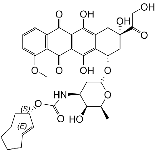 (E)-cyclooctene doxorubicin conjugate / axial 