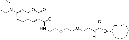 Coumarin-PEG2-TCO*/axial