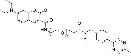 Coumarin-PEG8-Tetrazine