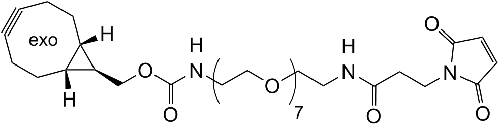 BCN-exo-PEG7-Maleimide