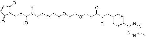 Me-Tet-PEG3-Maleimide