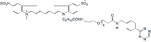 Sulfo-Cy5-PEG8-H-Tet