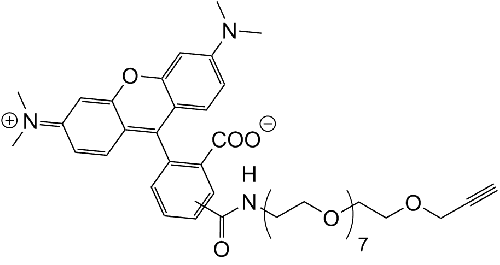 TAMRA-PEG8-Alkyne