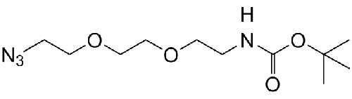 Boc-N-Amido-PEG2-N3