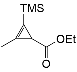 Ethyl 2-methyl-3-(trimethylsilyl)cycloprop-2-ene-1-carboxylate