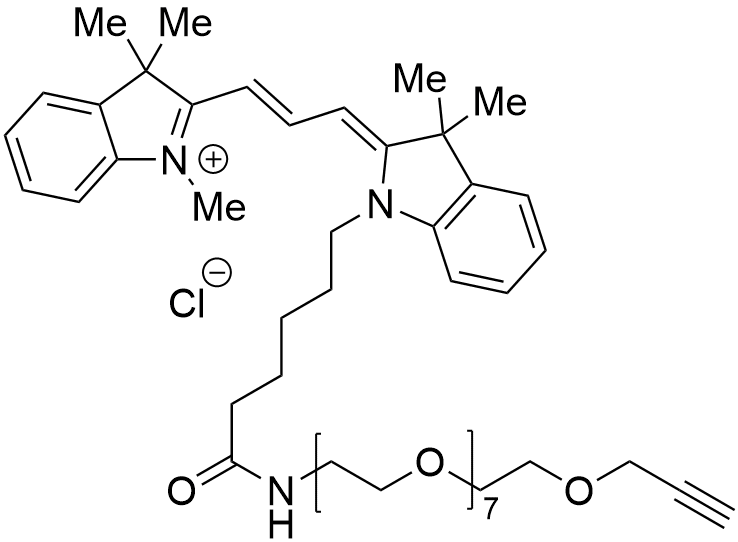 Cy3-PEG8-Alkyne