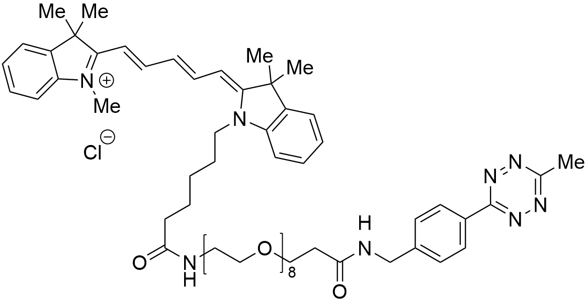 Cy5-PEG8-Tetrazin