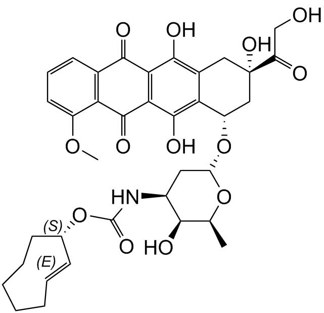 (E)-cyclooctene doxorubicin conjugate / axial 